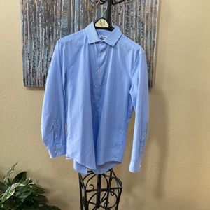 Calvin Klein blue button down 16 32/33